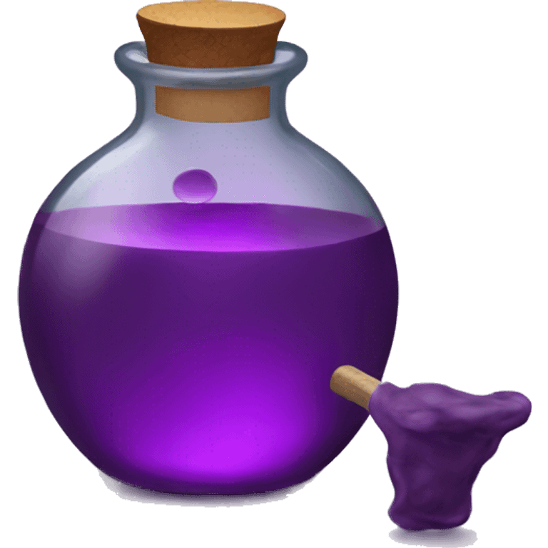 purple potion emoji