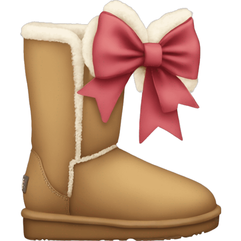 Uggs with bow emoji