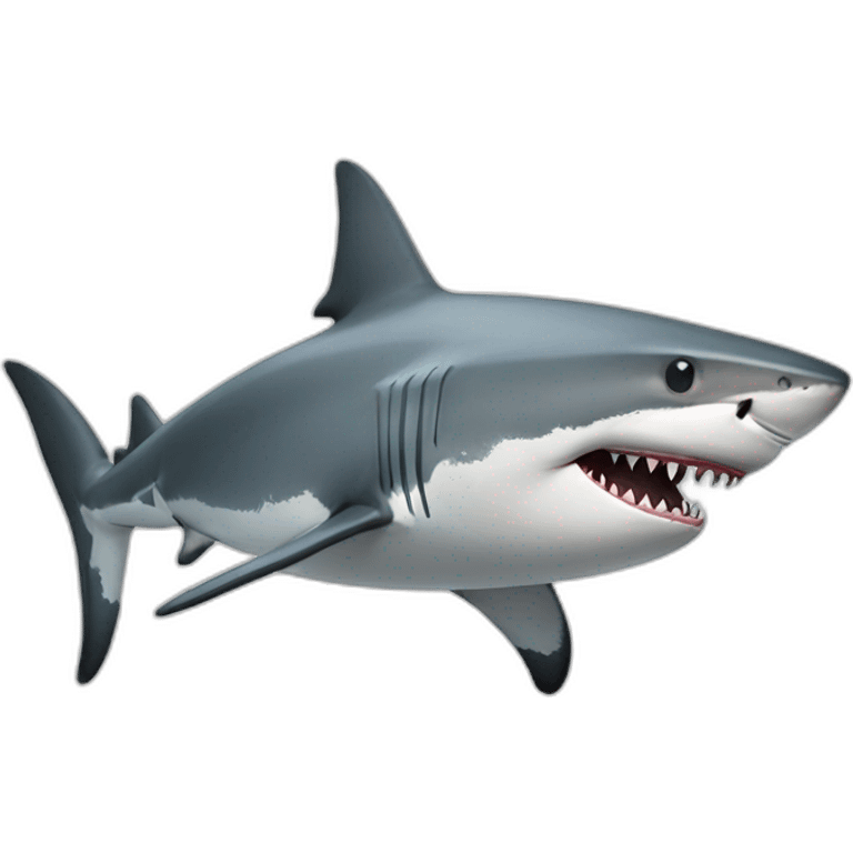 Great white shark emoji