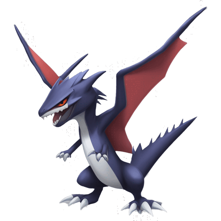 Edgy Cool Nargacuga-Noivern-Latias-Garchomp-Pokémon Full Body emoji