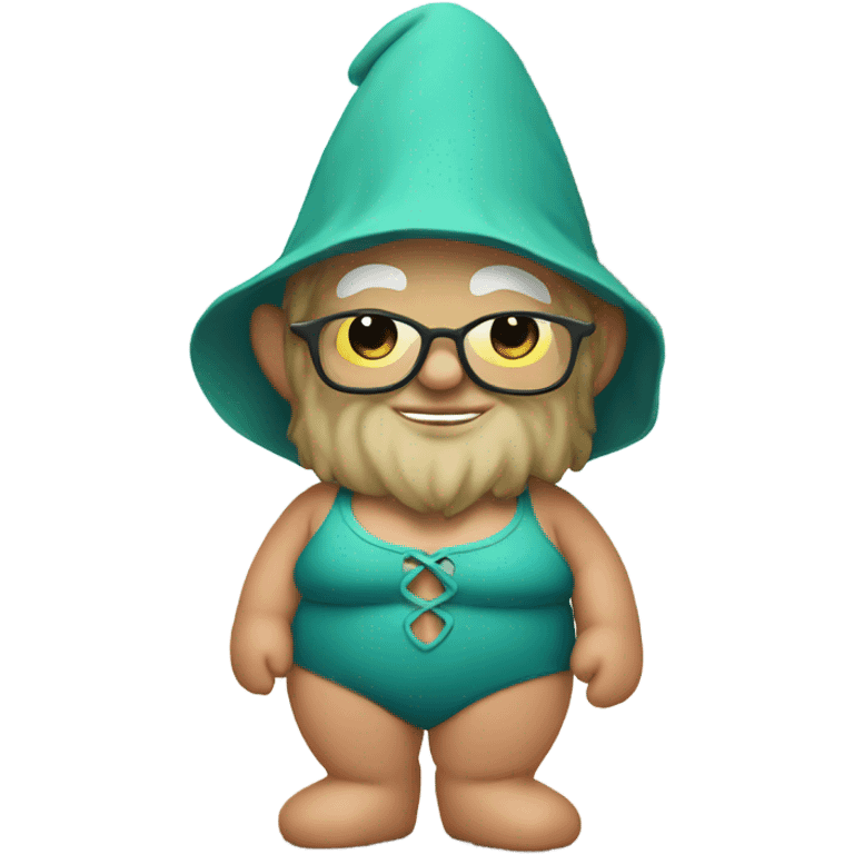 Gnome in a swimsuit  emoji