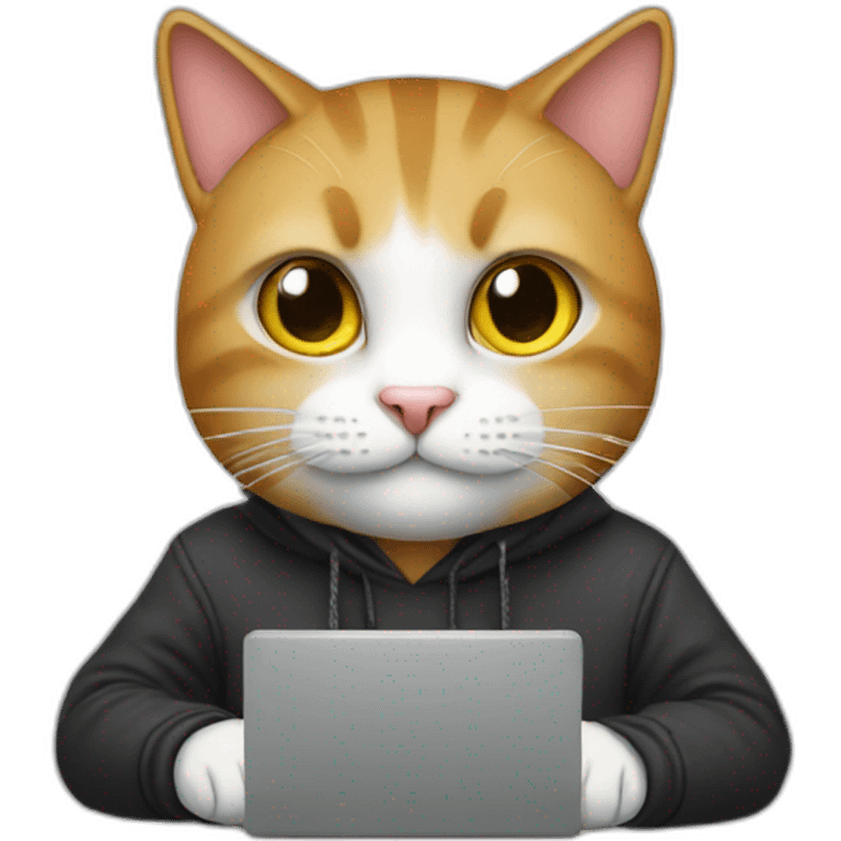 cat hacker emoji