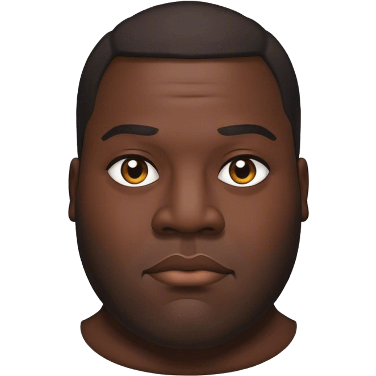 Big black man emoji