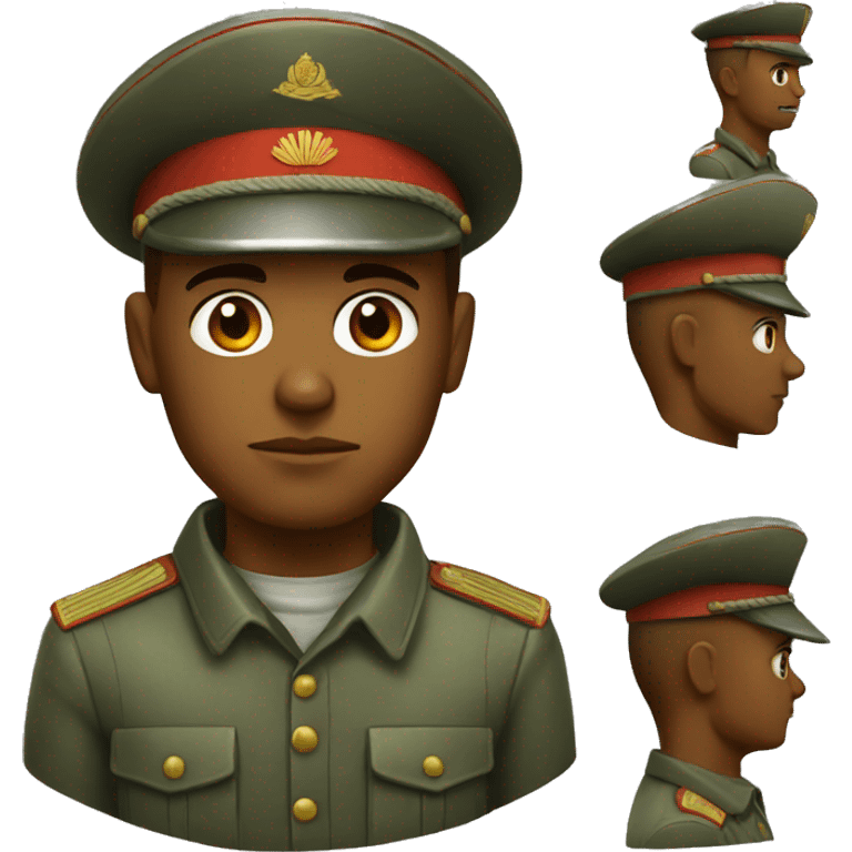 ussr soldier serious  emoji