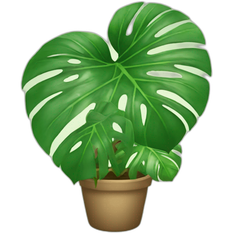 monstera emoji