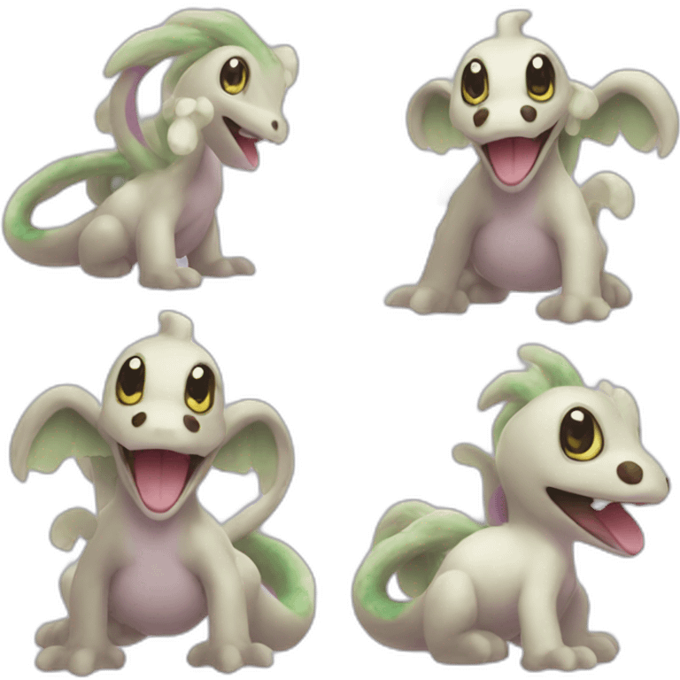 goodra smeargle fusion emoji