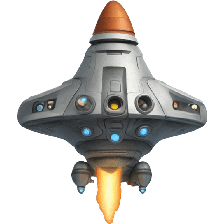 react spaceship emoji