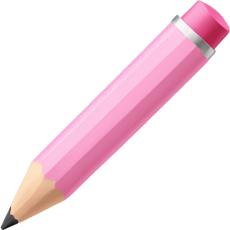 Light pink pencil  emoji