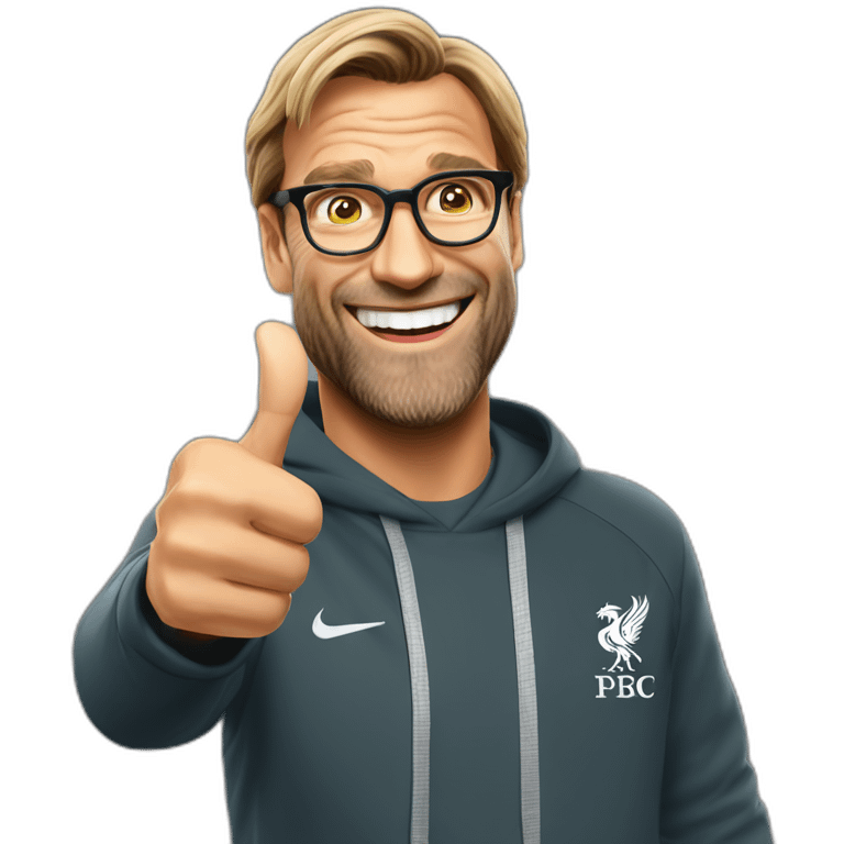 jurgen klopp thumb up emoji