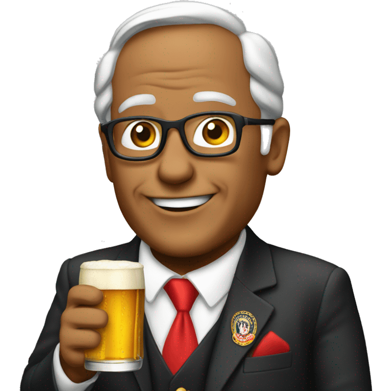 drinking presidente beer emoji