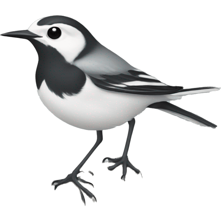 White wagtail emoji