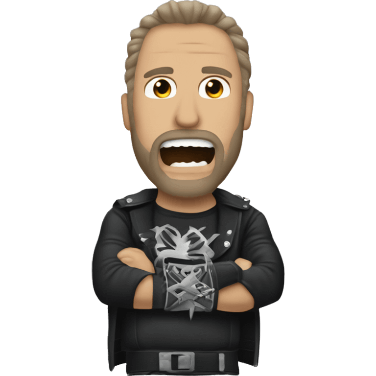 La palabra Valente con la tipografía de metallica emoji