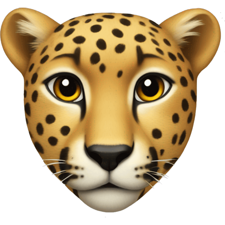 cheetah heart emoji