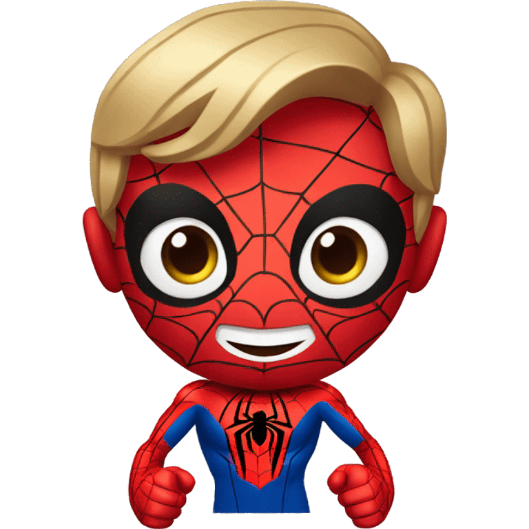 Spider-Man with thumbs up emoji