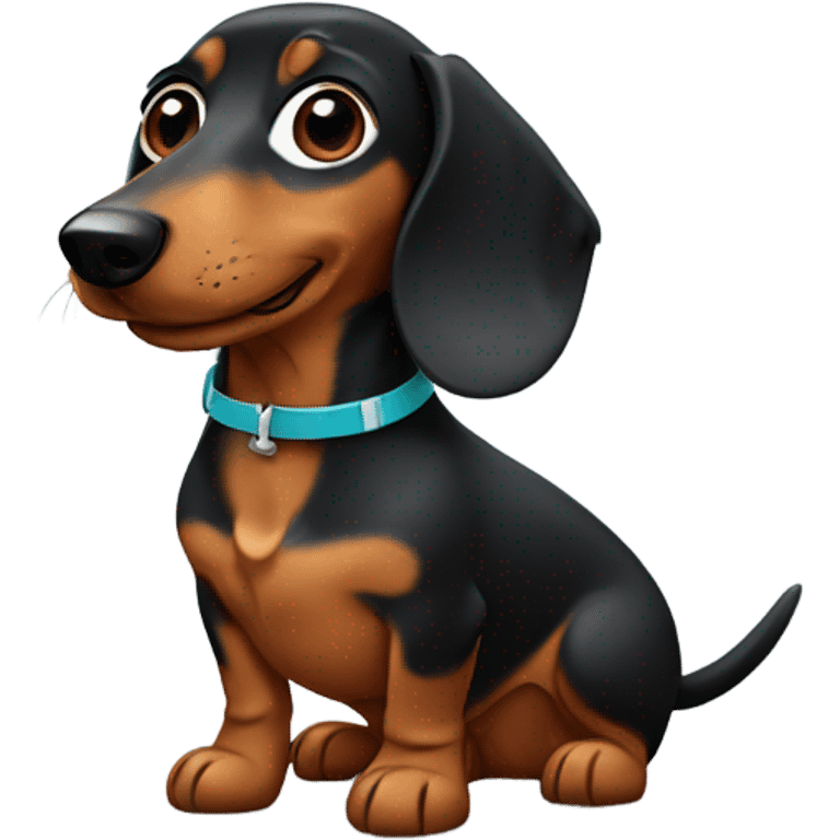 daschund wearing hearing aids  emoji