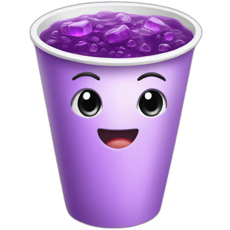 Purple Soda in a White Cup emoji