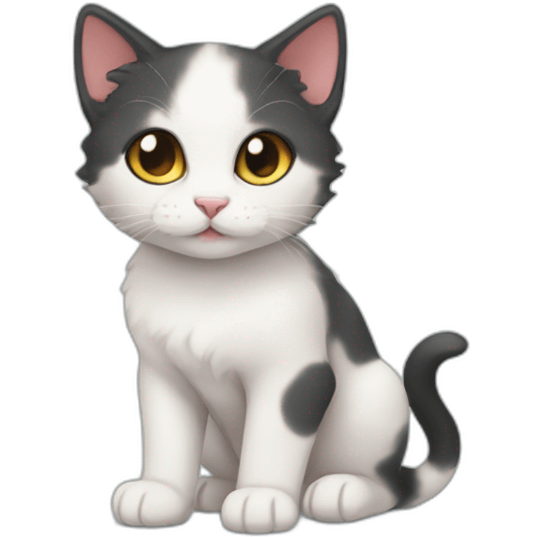 anime tricolor kitten emoji