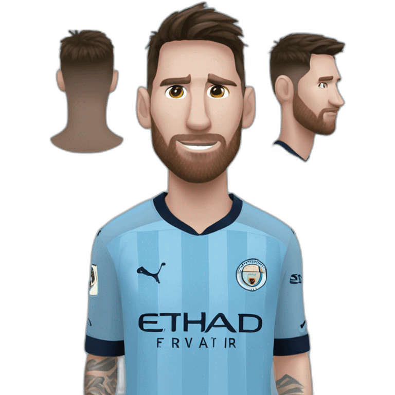 Messi manchester city emoji