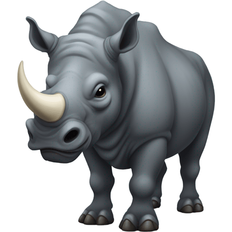 Half Rhino Half Buffalo emoji