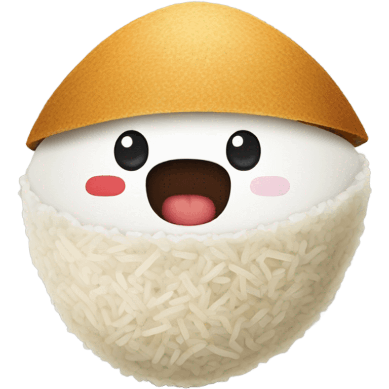 Onigiri locked up emoji