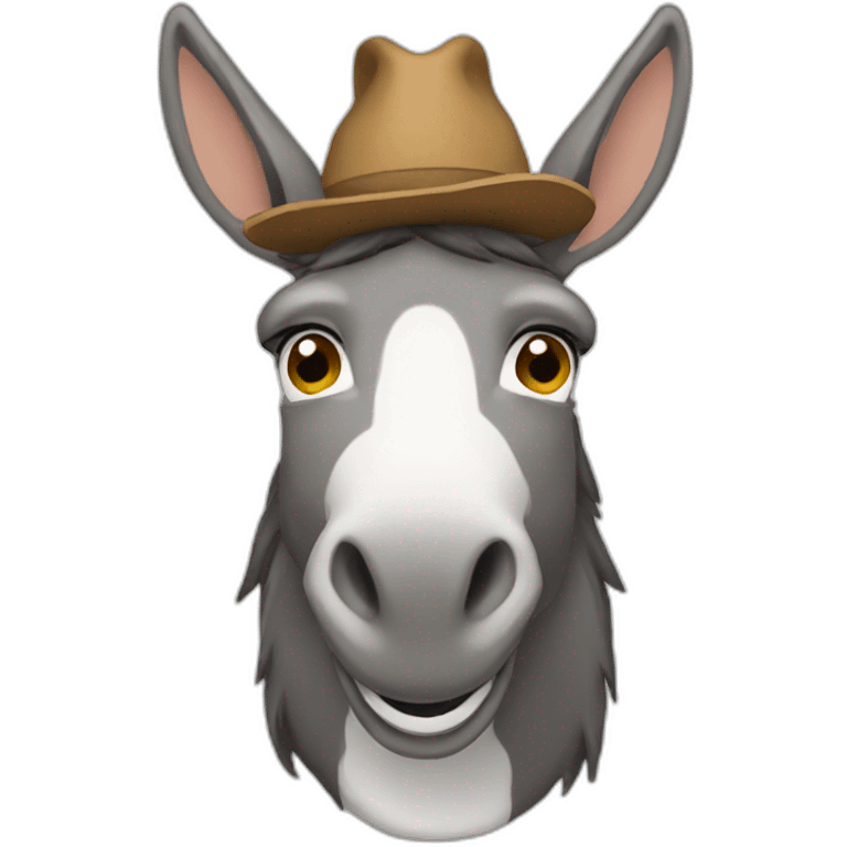 Donkey Hat emoji