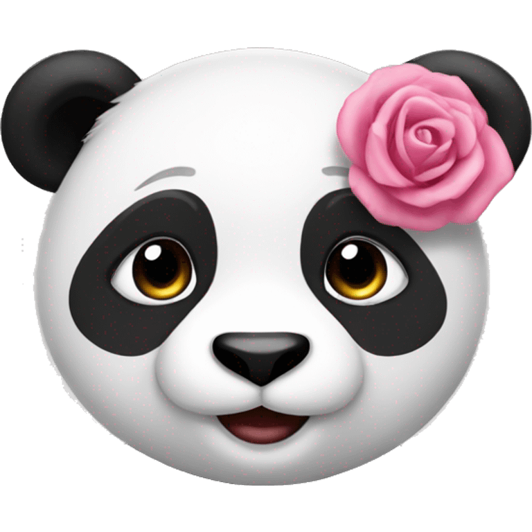 Panda rosa emoji