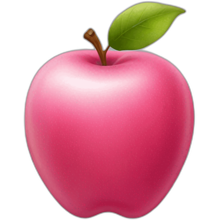 apple pink emoji