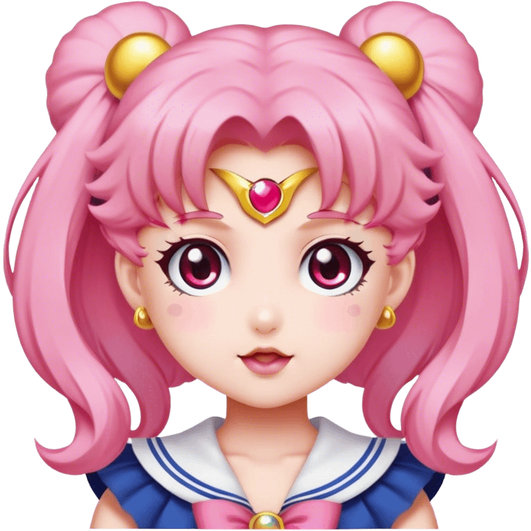 Chibi usa sailor moon little lady emoji