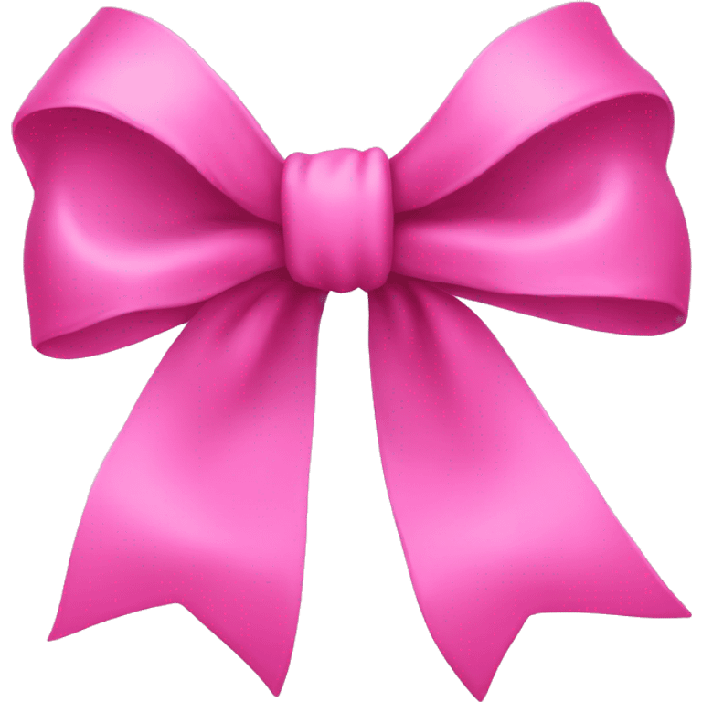 Pink bow emoji