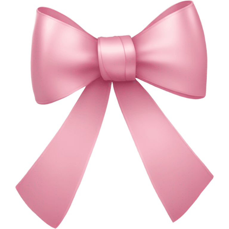 light pink ribbon bow emoji