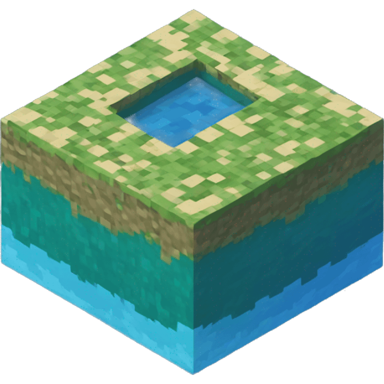 minecraft ocean block emoji