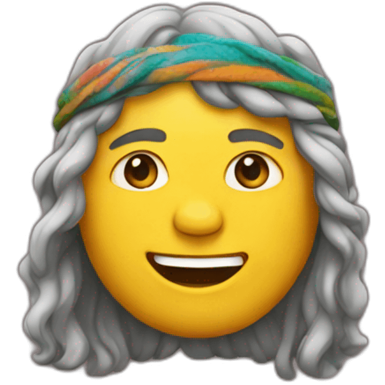 hippie emoji