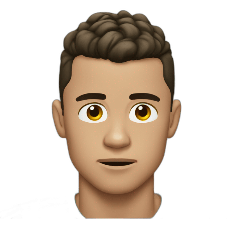 Cristiano Ronaldo crying lonely emoji