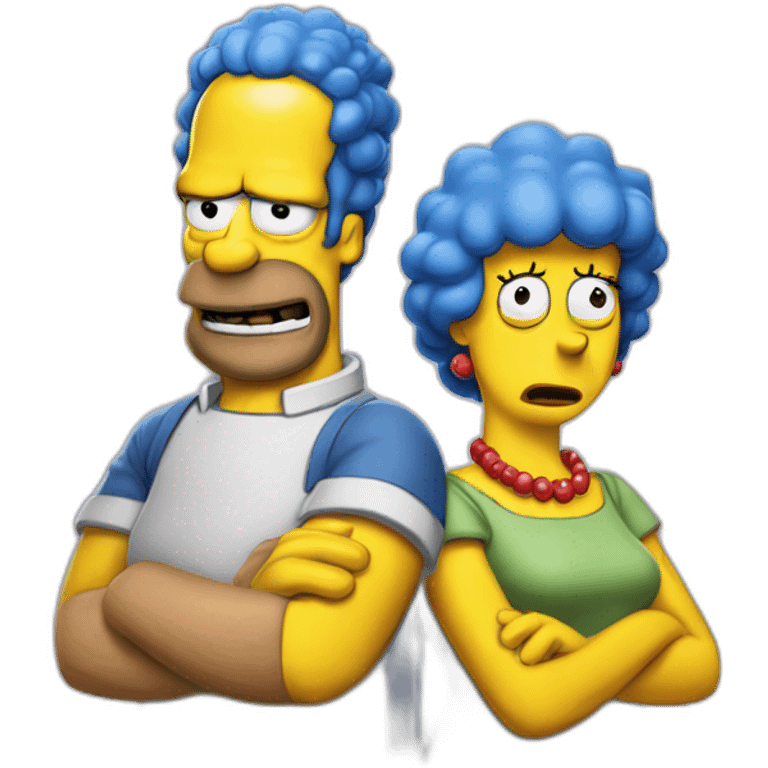 Homer et marge emoji