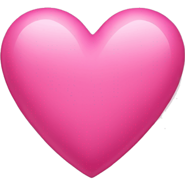 Pink cure heart emoji