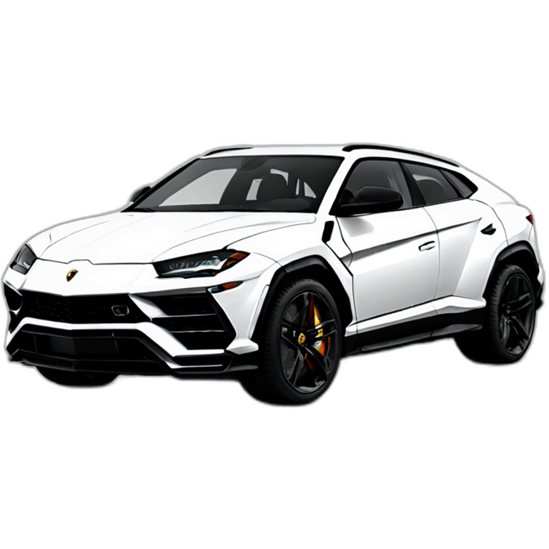 Lamborghini urus,animé emoji