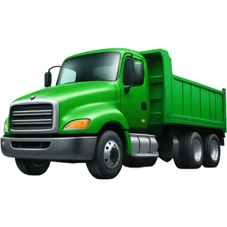 Green truck  emoji