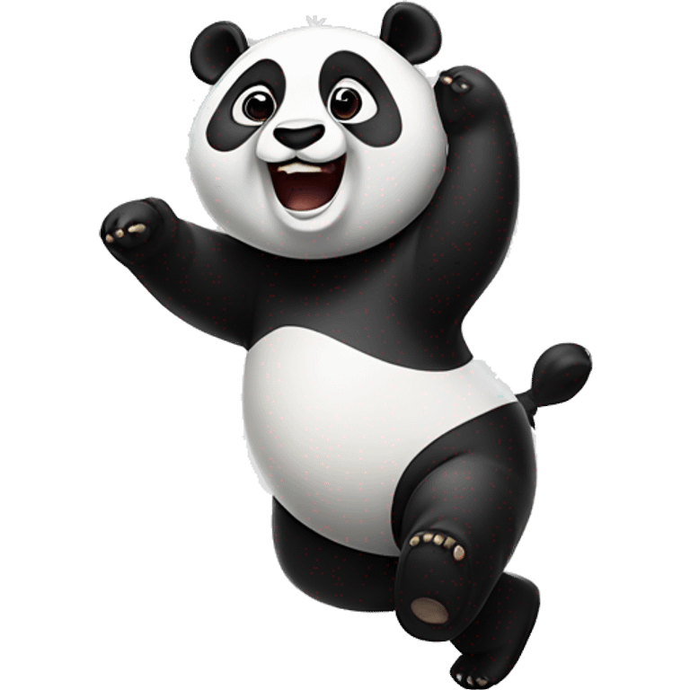 panda dancinghaving fun emoji