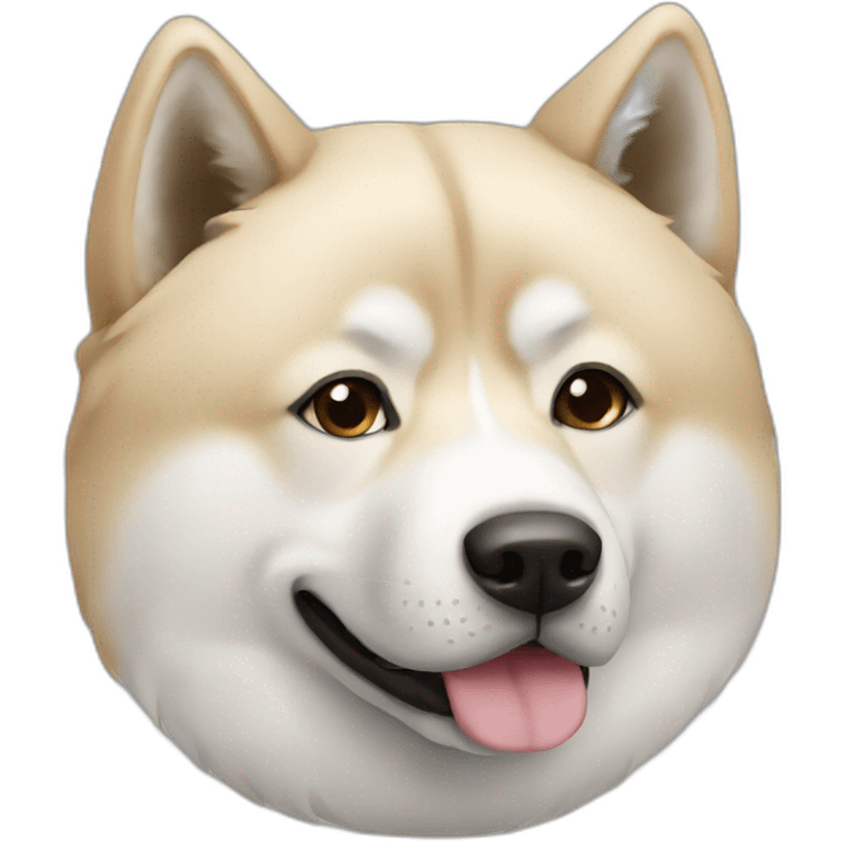 Akita face emoji