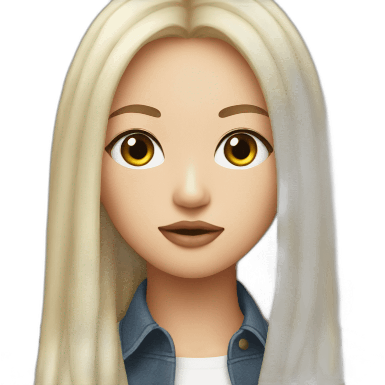 kim jennie emoji