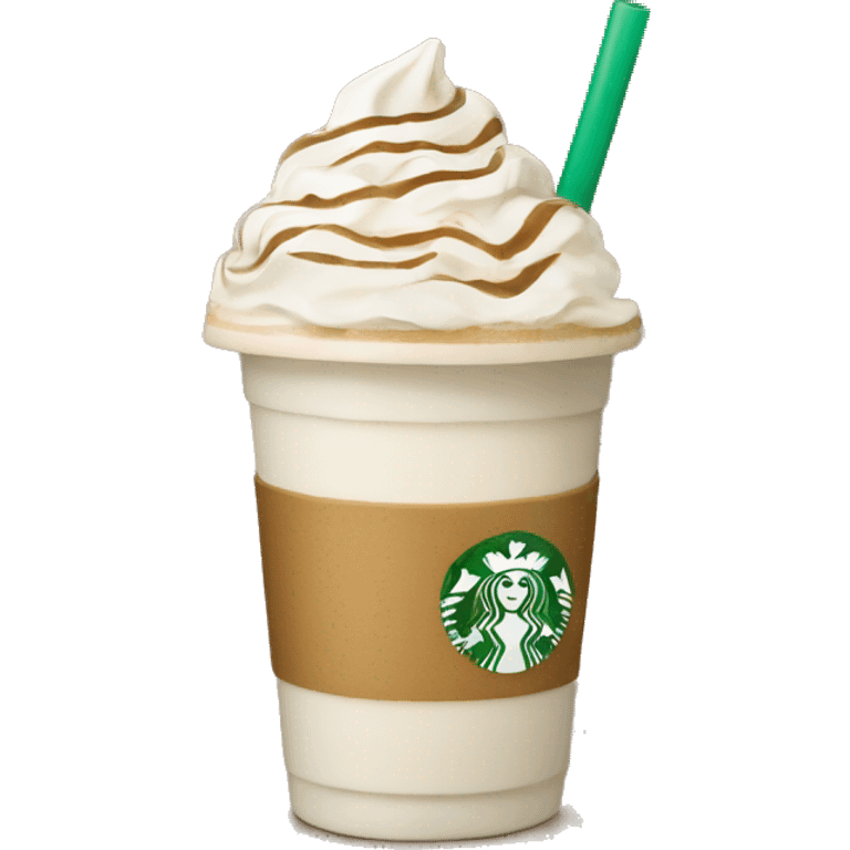 Starbucks frappe cup emoji