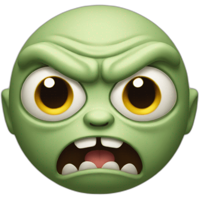 Angry grogu emoji