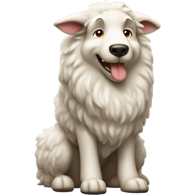 sheep dog emoji