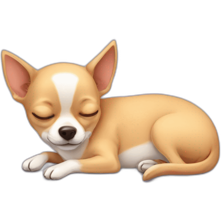 Chihuahua sleeping emoji