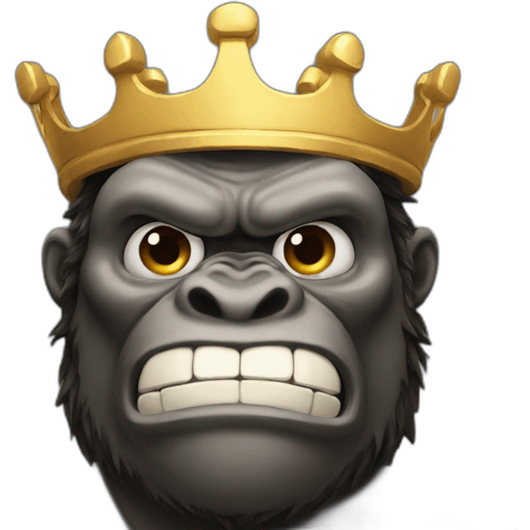 Kingkong king emoji