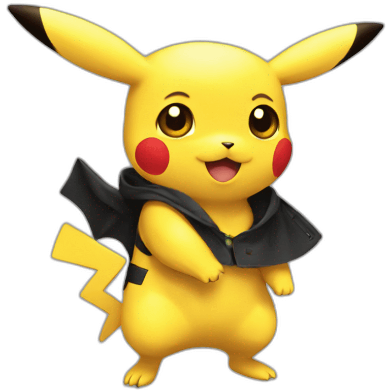 Pikachu niño negro emoji