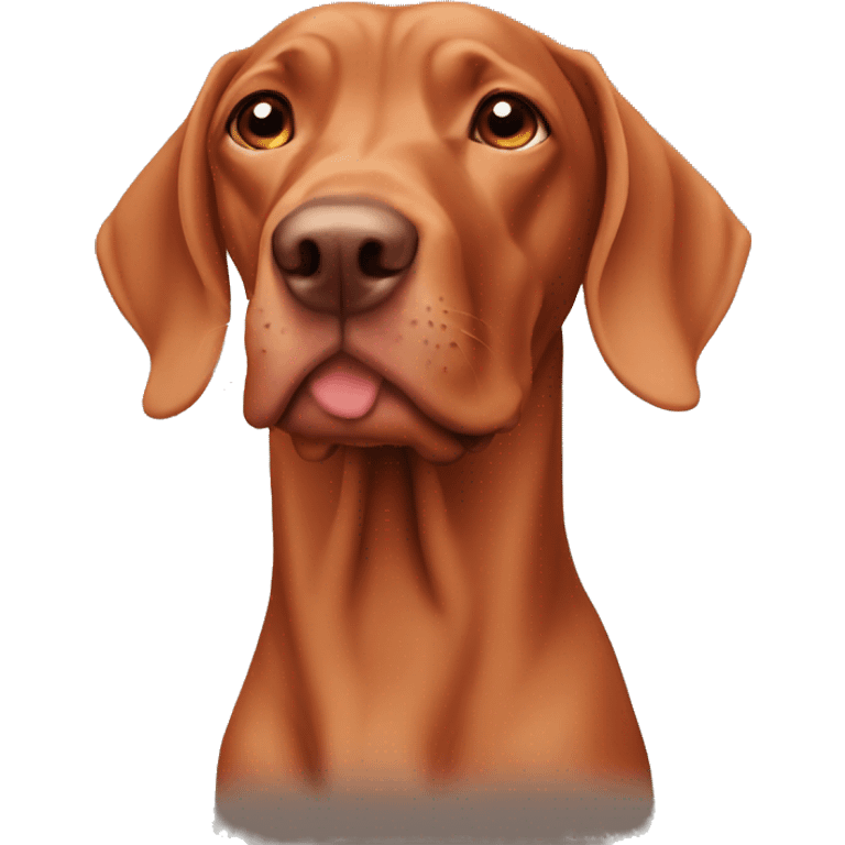 Vizsla sending love emoji