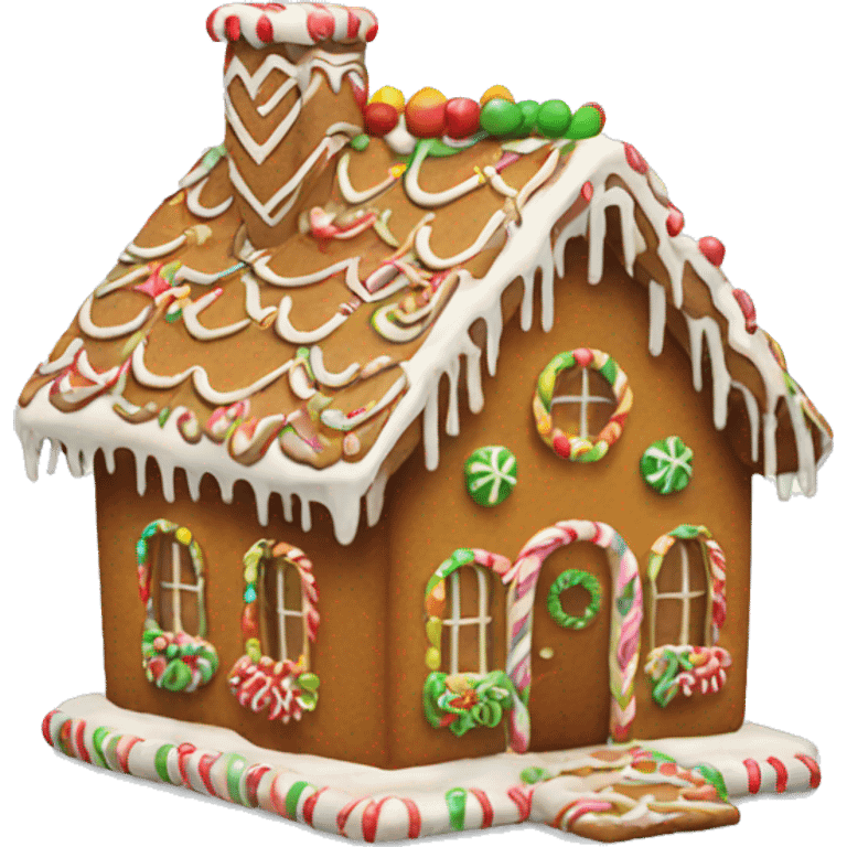 gingerbread house  emoji