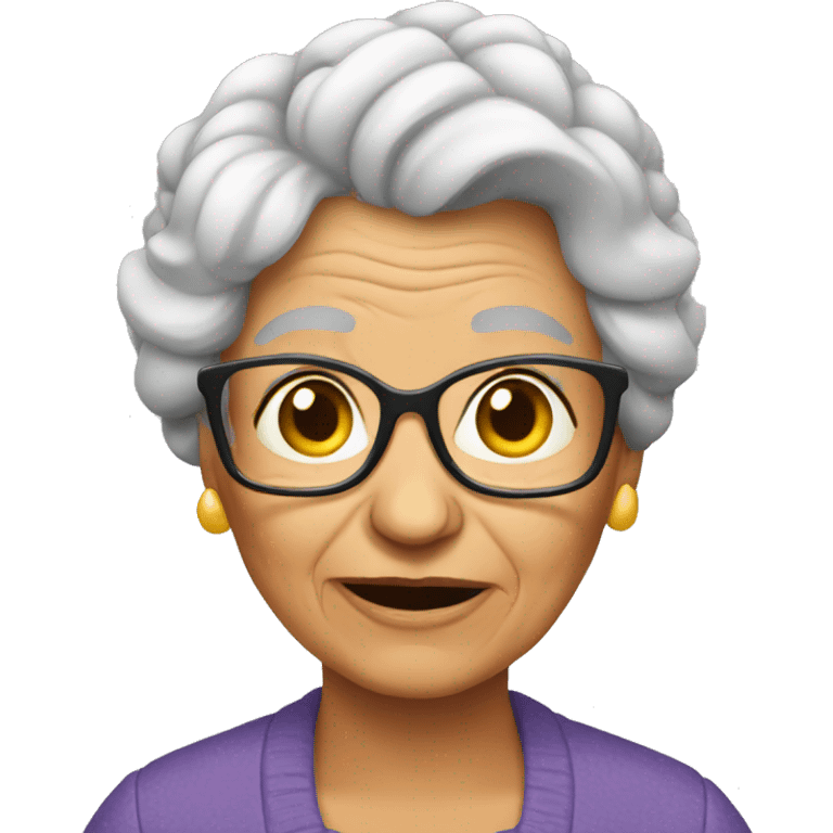 Grandma on the internet emoji