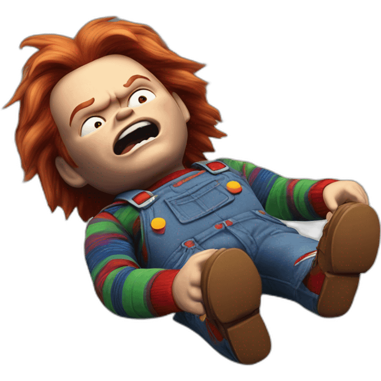 Chucky qui dort emoji